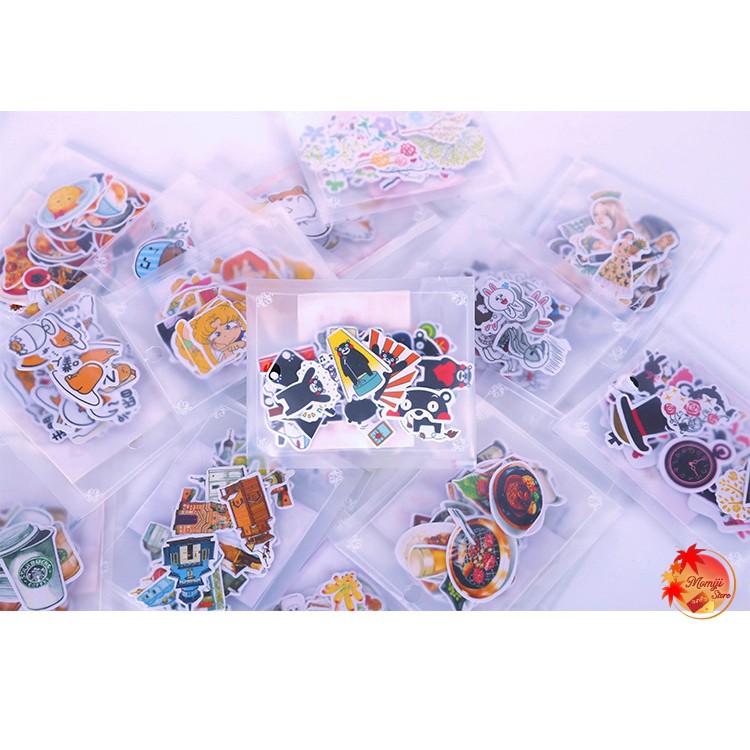 Sticker dán cute trang trí sổ tay điện thoại AOBA-STICKER-04