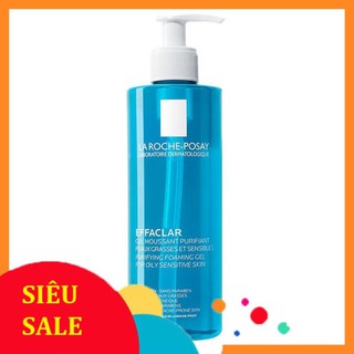Sữa Rửa Mặt Giảm Nhờn Cho Da Dầu Mụn La Roche-Posay Effaclar 400ml