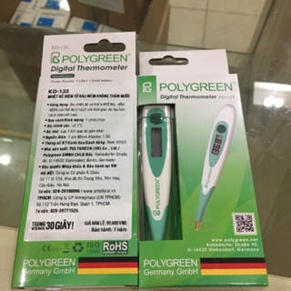 Nhiệt kế điện tử đầu mềm polygreen