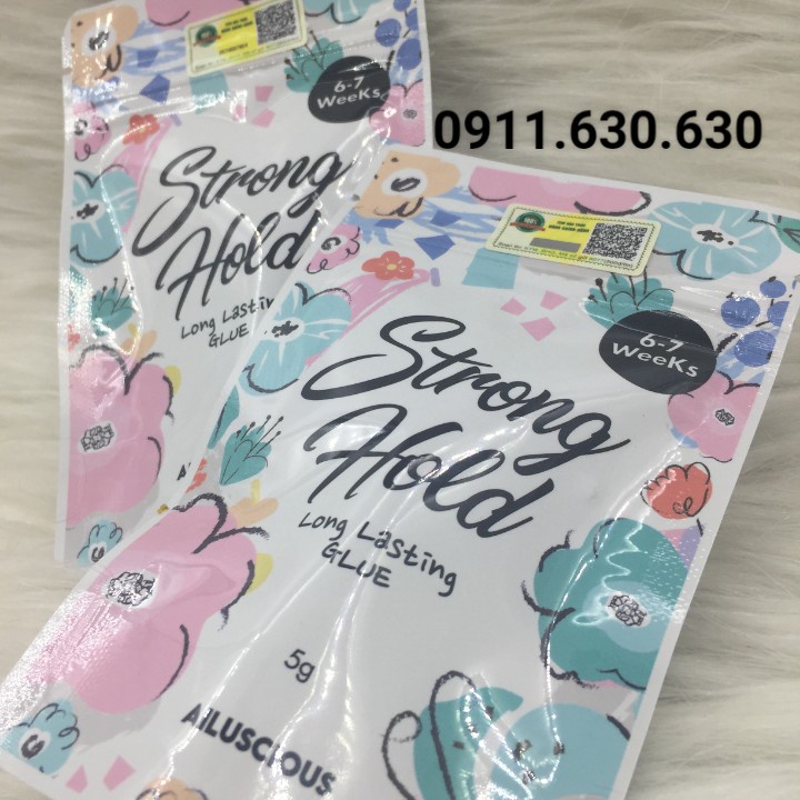Keo Nối Mi Hàn Quốc Strong Hold CHÍNH HÃNG )_keo hàn quốc chính hãng_ Huy Hoàng Mi
