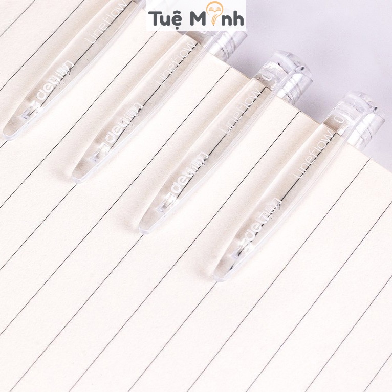 Bút gel Deli S108 nét 0.5mm B58 Bút gel đệm tay thân trong mực đen