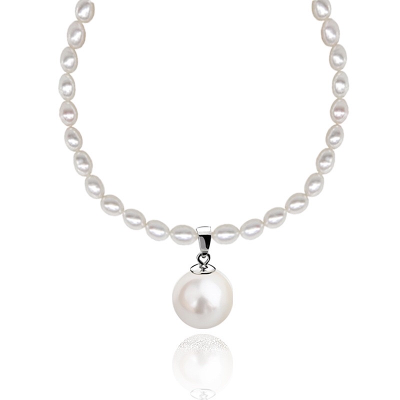 Chuỗi đeo cổ hạt 8ly mặt tròn