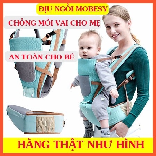 Địu Ngồi Cho Bé Mobesy Giúp Mẹ Không Mỏi Lưng - An Toàn và Chắc Chắn