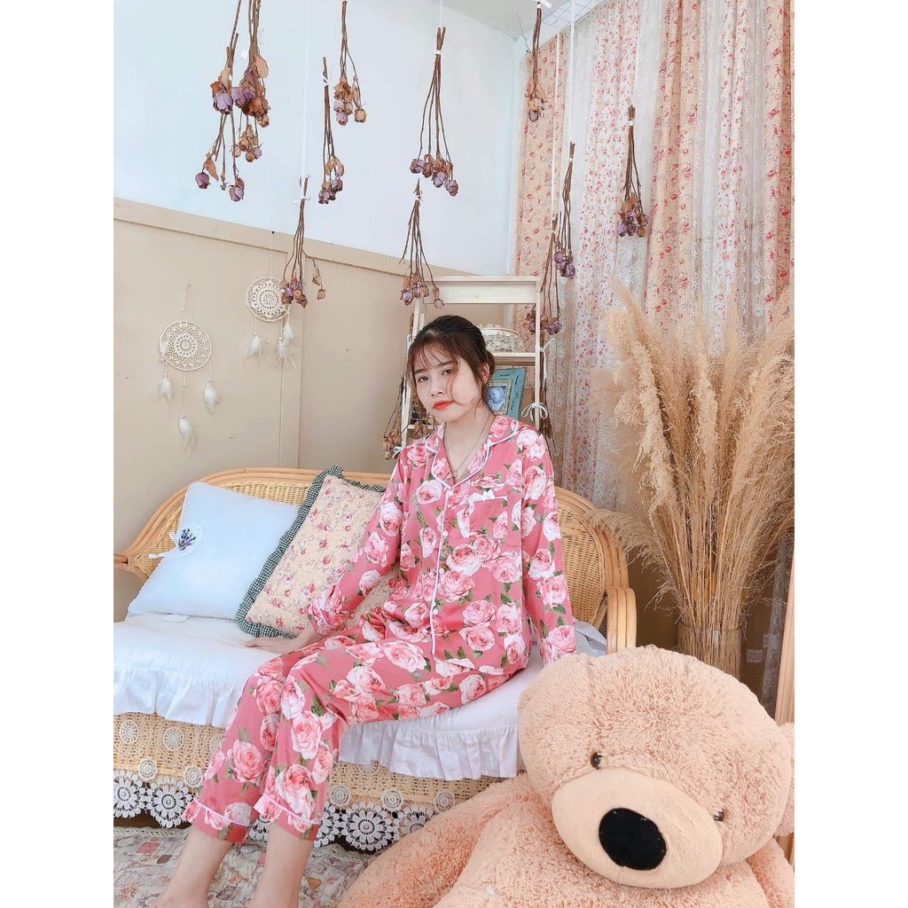 Bộ Pijama Lụa Cao Cấp( Satin)Dài Dài | BigBuy360 - bigbuy360.vn