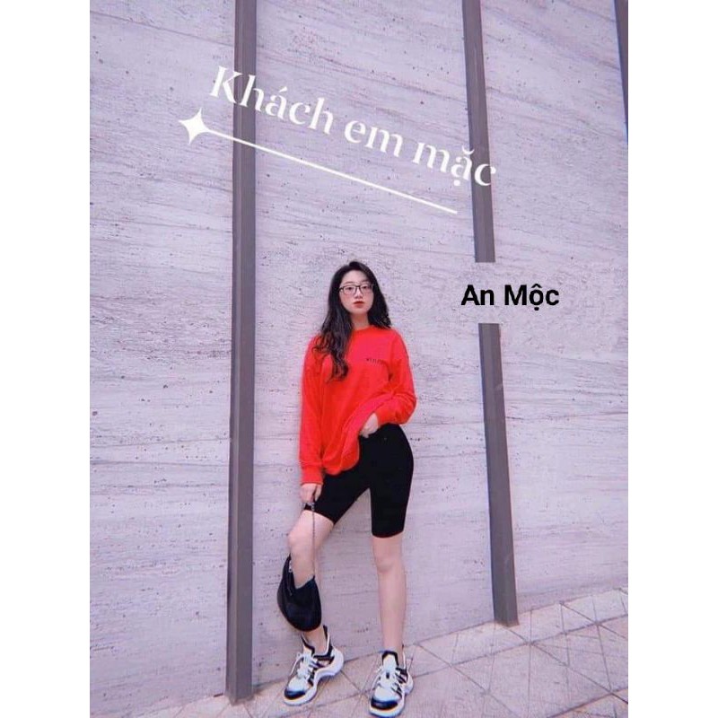 [ AN MỘC] Quần legging đùi phong cách cá tính cho nữ