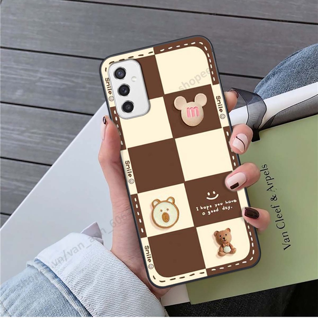 Ốp lưng Samsung M52 5G hình gấu, kẹo dễ thương cute