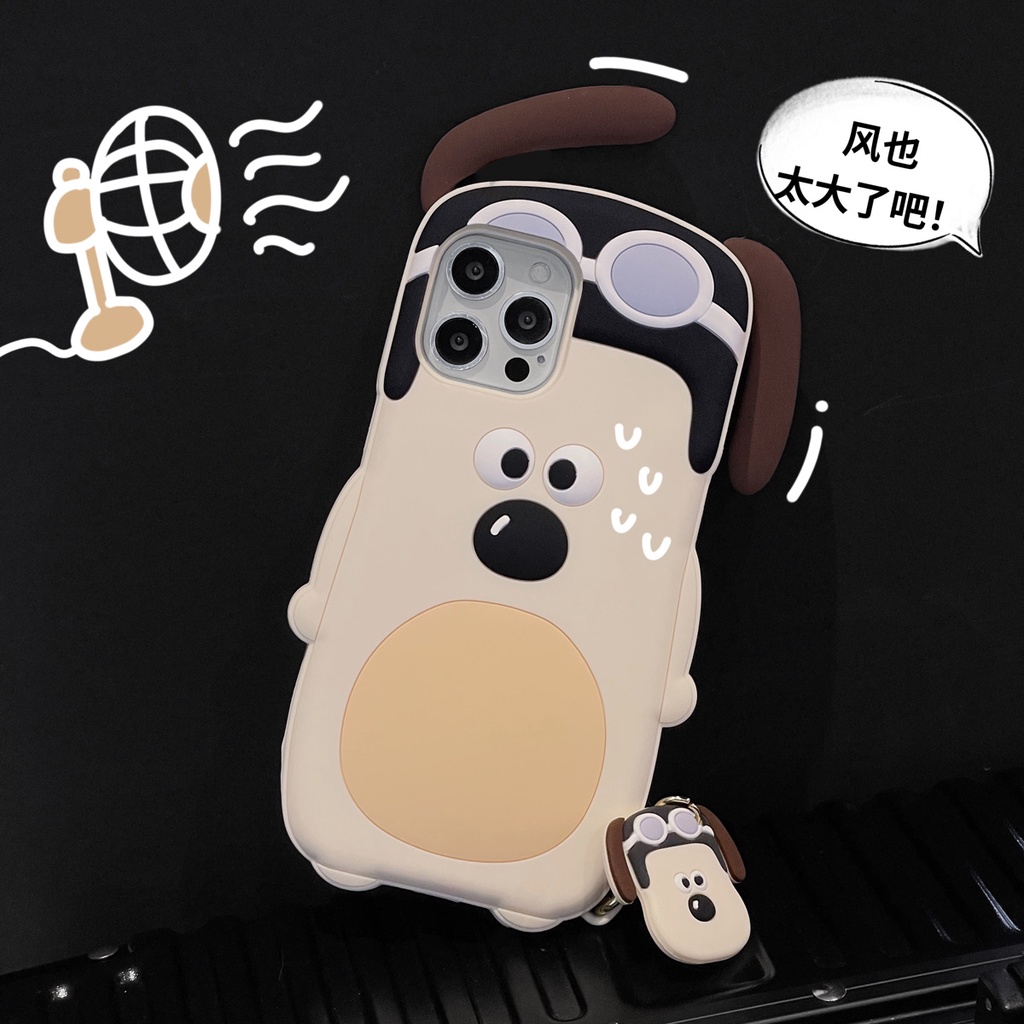 Ốp Điện Thoại Silicon In Hình Chú Chó Cho Iphone 6 6s 7 8 plus X XR XS 11 12 13 14 Pro max plus
