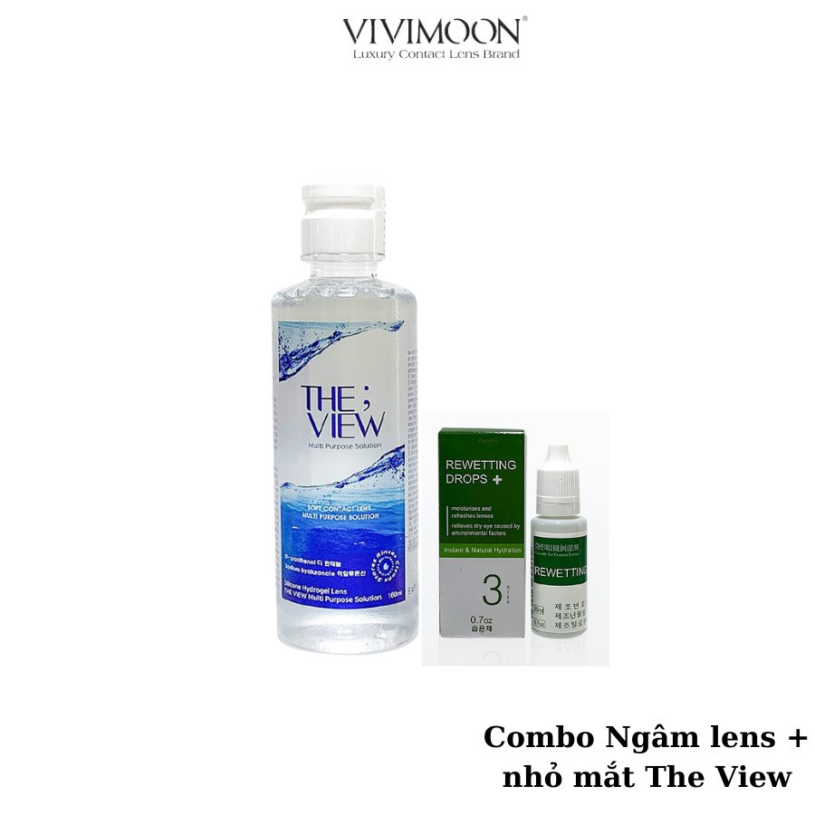 Combo Nước Ngâm Lens Và Nhỏ Mắt VIVIMOON