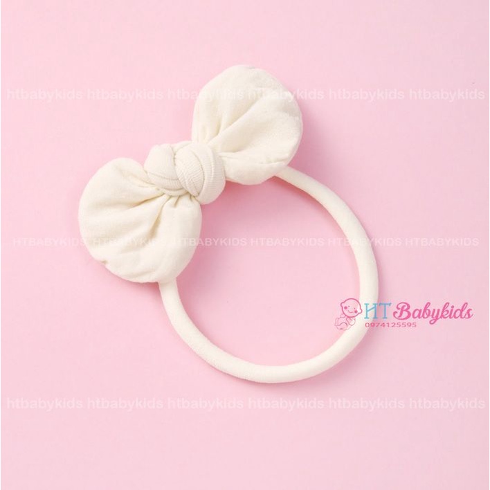 Băng Đô Cho Bé - Turban Nơ Mềm Co Giãn Rất Tốt Cho Bé Gái Sơ Sinh