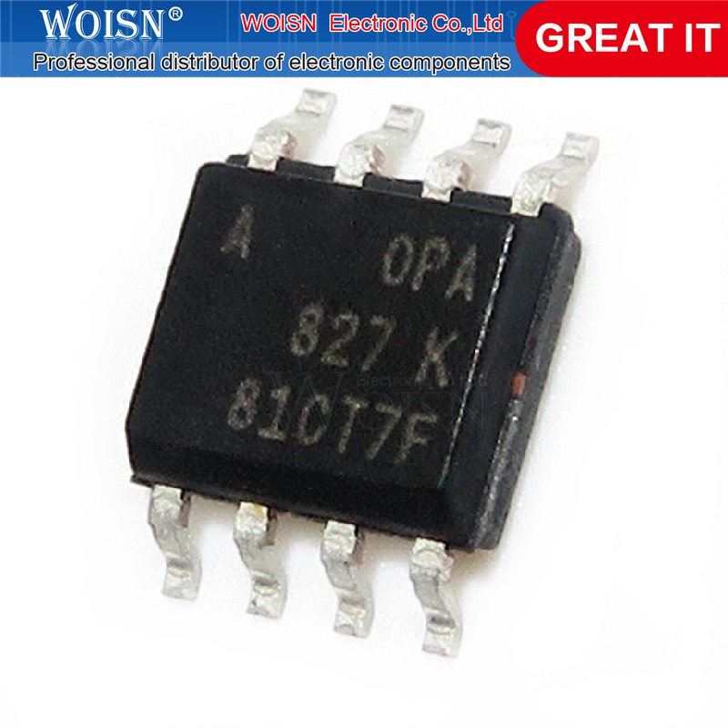 1 Ic Opa827Aidr Opa827Aid Opa827 Sop-8 Opamp Jfet 22mhz