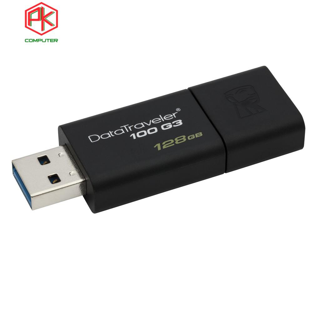 USB 3.0 128GB Kingston DT100G3/128GB  Hàng Chính Hãng