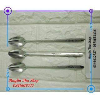 10 thìa sinh tố, ăn bột cán hoa dài 20cm