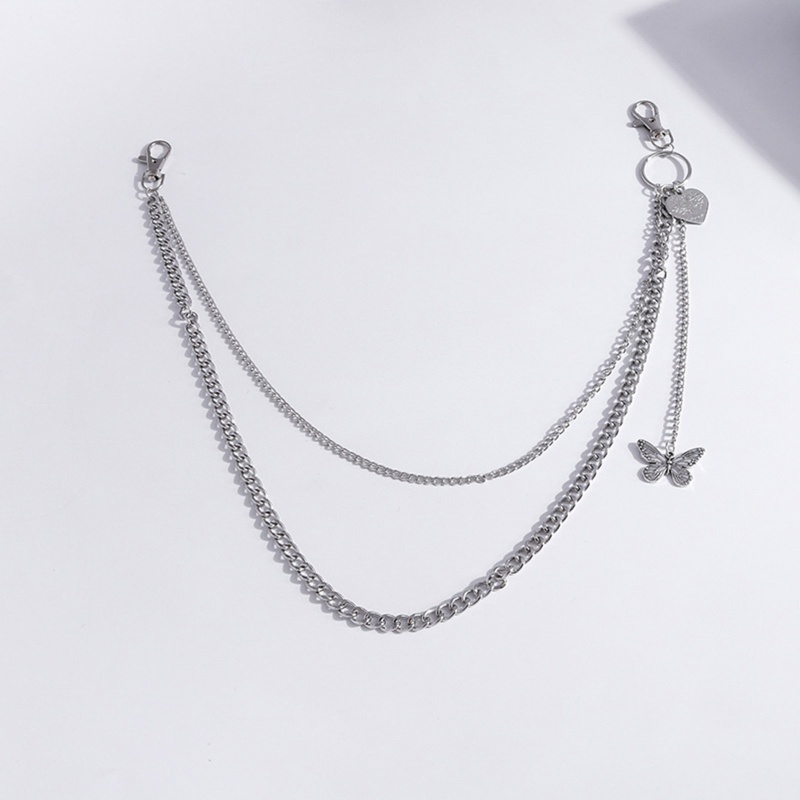 Youyo Dây Chuyền Nhiều Lớp Mặt Hình Bướm Trái Tim Quyến Rũ Cho Thanh Thiếu Niên