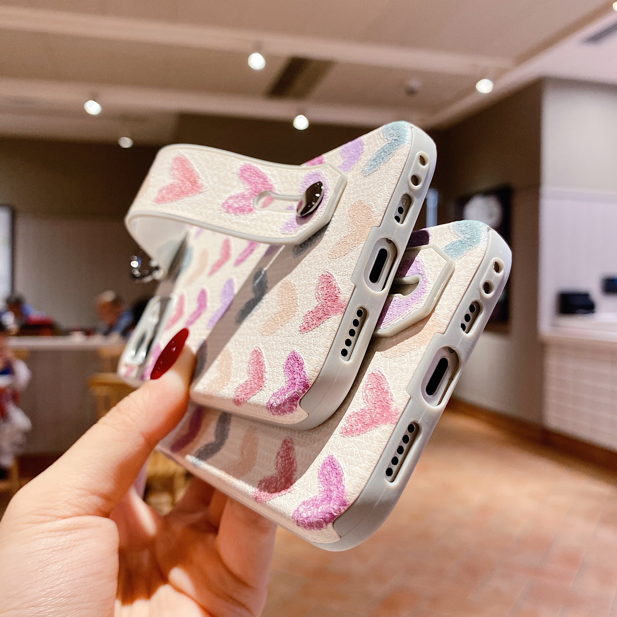 Ốp Điện Thoại Họa Tiết Trái Tim Dễ Thương Cho Iphone 12 Mini 12 Pro Max 11 11 Pro Max X Xs Xr Xsmax 7 8plus | BigBuy360 - bigbuy360.vn