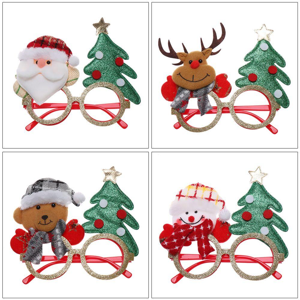 Mắt Kính Hóa Trang Ông Già Noel Và Bông Tuyết Dễ Thương Cho Bé