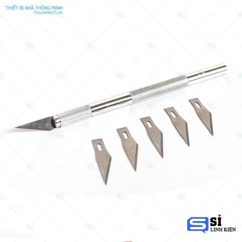 Bộ dao khắc bút chì gỗ nghệ thuật và thẩm mỹ thời thượng 6 chi tiết
