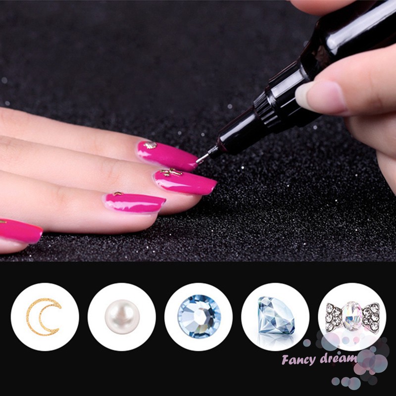 Keo dán móng UV Acrylic 10ml thiết kế đầu kim tiện dụng