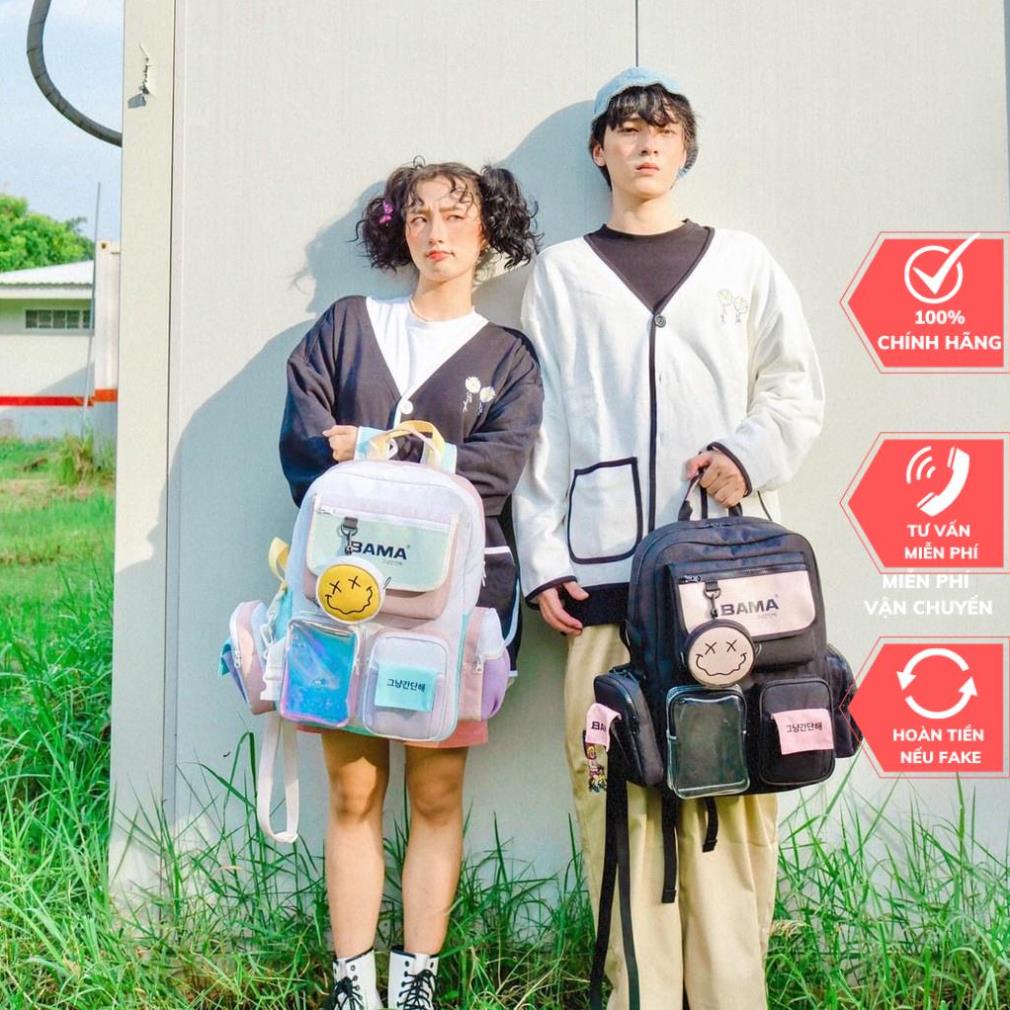 Balo Bama 444 Backpack kèm túi tròn mini