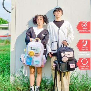 Balo Bama 444 Backpack kèm túi tròn mini