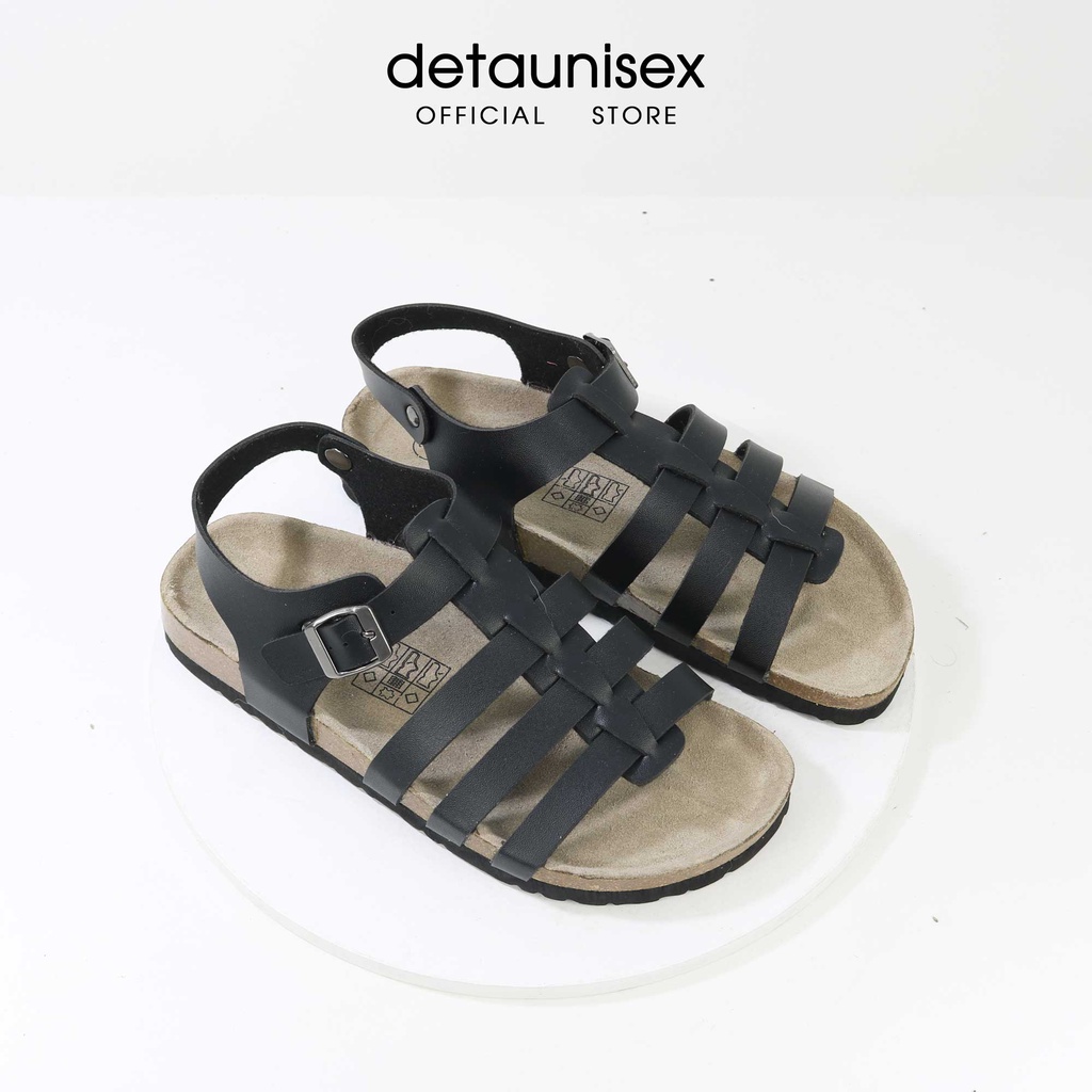 Dép Birken đế trấu giày sandal nam nữ rọ chiến binh Detaunisex - SATA41