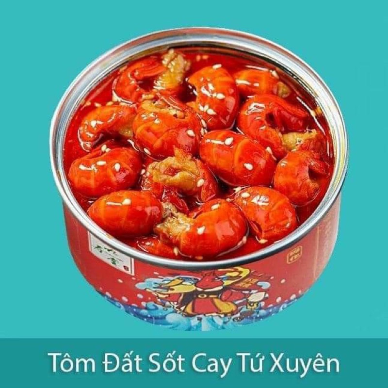 Tôm hùm đất cay tứ xuyên hộp 100g