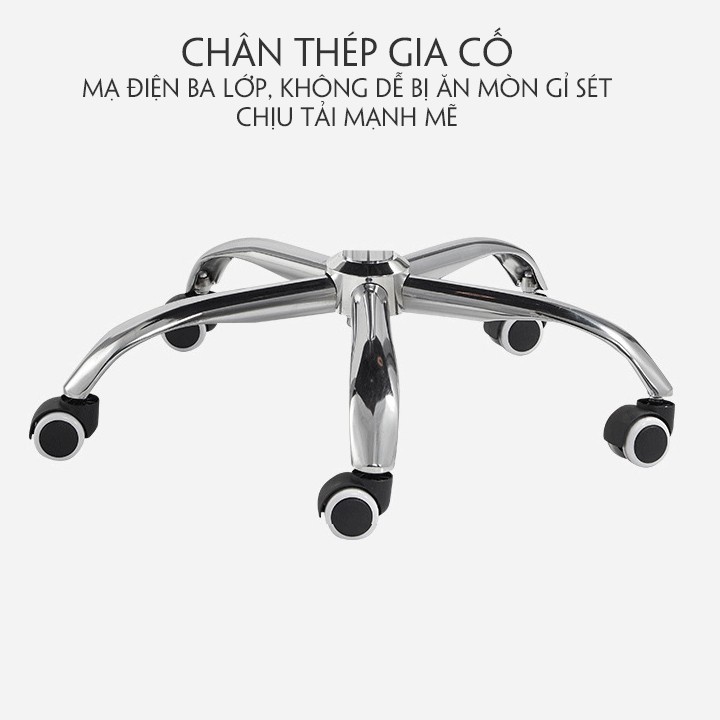 Ghế văn phòng xoay da VX15 ghế làm việc ngả sâu, da PU mềm mại, không đơ cứng, bong tróc - Nội Thất Vạn Xuân