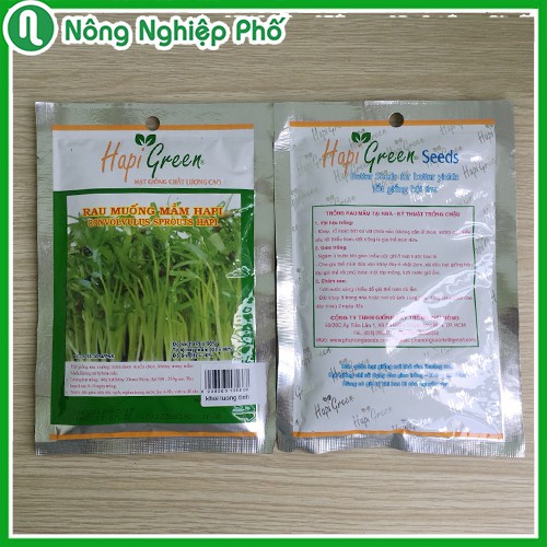 GÓI 100 GRAM - HẠT GIỐNG MẦM RAU MUỐNG HAPI PN