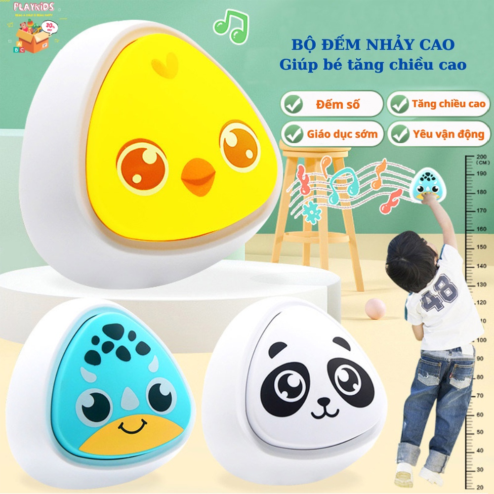 Bộ Đếm Nhảy Cao - Bộ chạm nhảy tăng chiều cao - Đồ chơi phát triển cho trẻ PlayKids