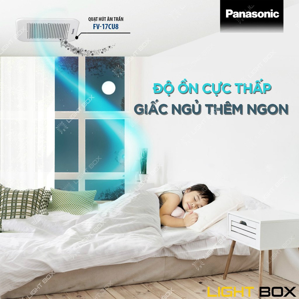 Quạt hút âm trần có ống dẫn Panasonic FV-17CU8