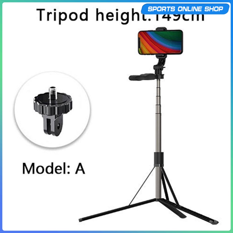 Gậy Chụp Ảnh Tự Sướng Bằng Nhôm Kết Nối Bluetooth Không Dây Xoay 360 Độ Có Điều Khiển Từ Xa Điện Thoại | BigBuy360 - bigbuy360.vn