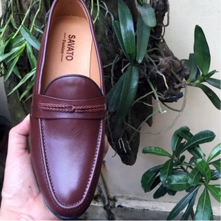 Giầy lười công sở nam Tomshoes cam kết da thật