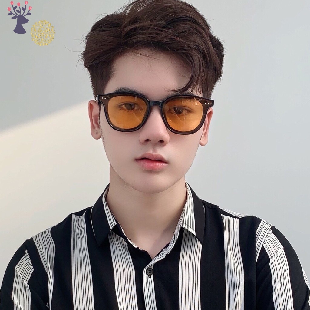 Kính Mát Gọng Đen Chống Tia uv400 Thời Trang Cho Nam Nữ