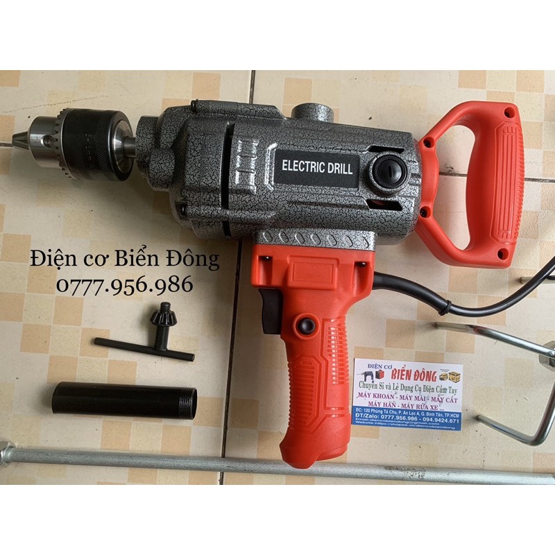 🌺 FREESHIP 🌺 Máy khuấy sơn đánh bột chính hãng ELECTRIC DRILL 1080W