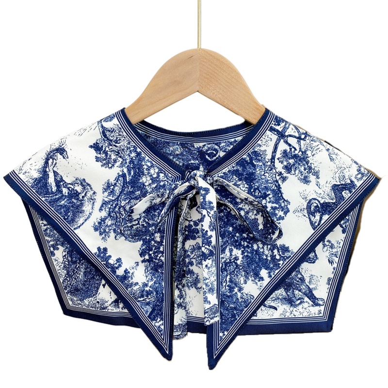 [seve *] Khăn Quàng Cổ Lụa In Hình Sư Tử Rừng Có Thể Tháo Rời Cột Dây Nhiều Màu Thanh Lịch Vintage Cho Nữ