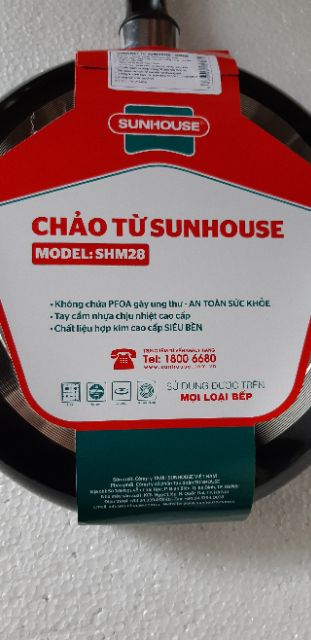 Chảo từ sunhouse đủ size CÓ HÌNH THẬT