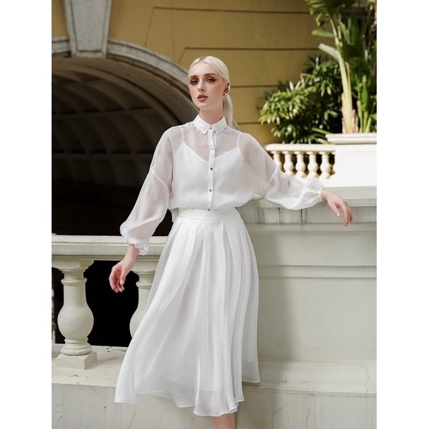 VẢI ĐẸP TƠ ÓNG may sơmi và đầm váy maxi