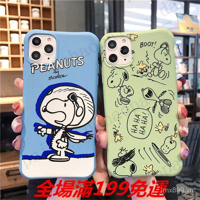 Ốp Điện Thoại In Hình Snoopy Đáng Yêu Cho Iphone12 Pro Mini Promax Iphone11 I12 I11 iPhonexsmax iPhoneXR iPhoneX iPhone8 iPhone7 plus iPhoneSE2020
