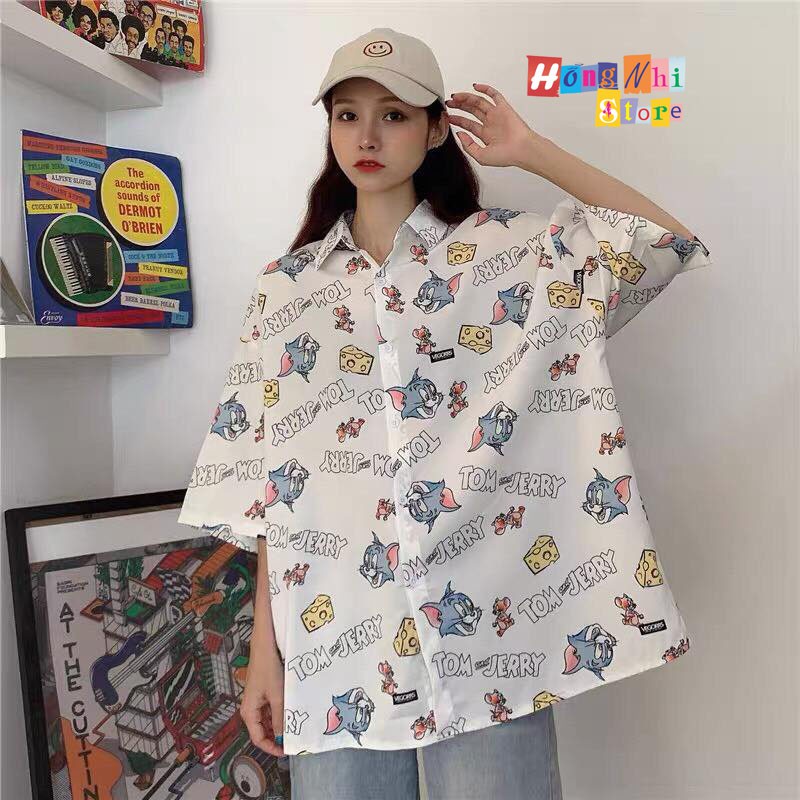 Áo Sơ Mi Hoạ Tiết Tay Lỡ Dáng Rộng, Sơ Mi Đi Biển, Sơ Mi Tay Lửng Mẫu Mới Unisex - MM | BigBuy360 - bigbuy360.vn