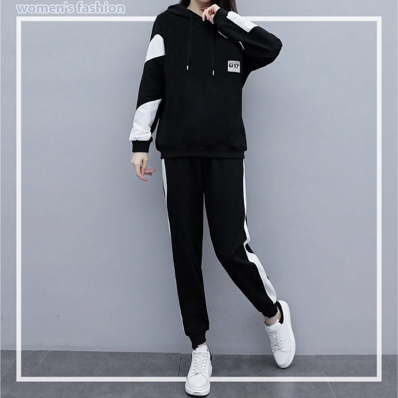 Bộ Quần áo thu đông nam nữ 💥FREESHIP💥 mã TT38  dáng thể dục thể thao hàn quốc đẹp  gồm áo khoác hoodie và quần jogger