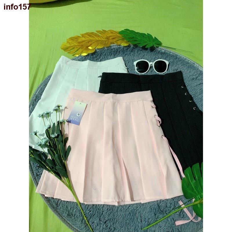 ✌info157CHÂN VÁY TENNIS ĐAN DÂY ULZZANG / XẾP LY / DẬP LY / TUỔI TEEN / QUẦN GIẢ VÁY