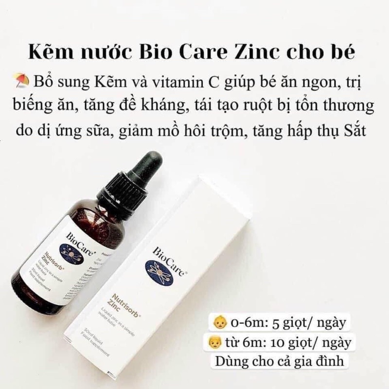 Kẽm nước biocare