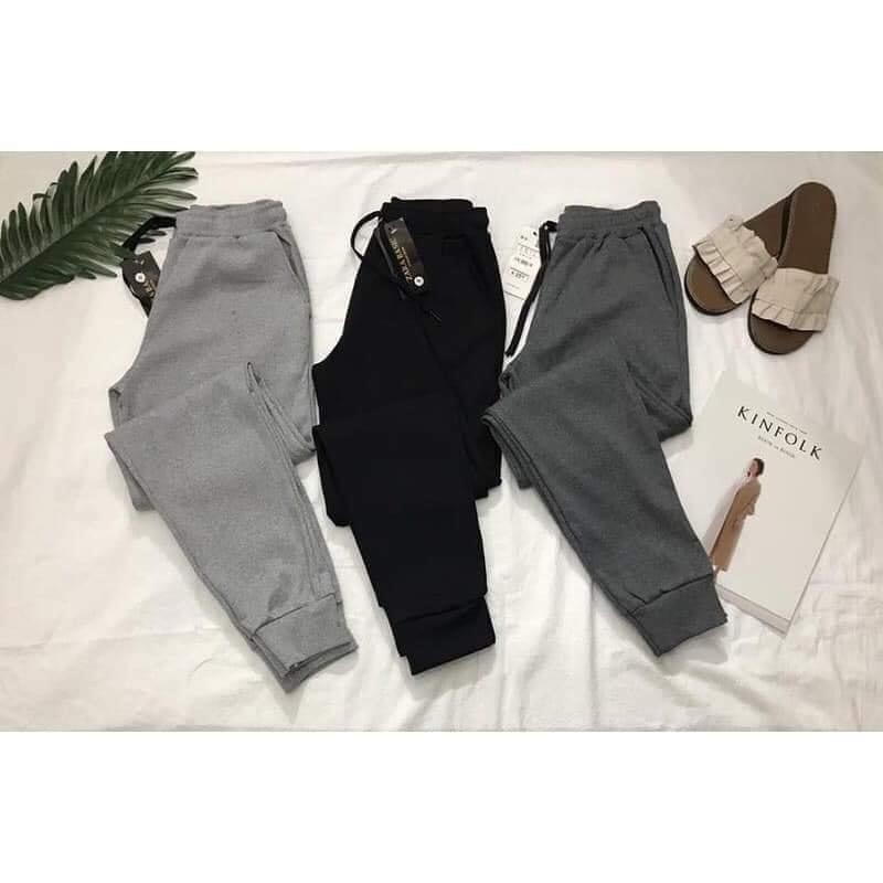 Quần Jogger Thể Thao Unisex SIMPLE Vải Thun Phong Cách Ulzzang