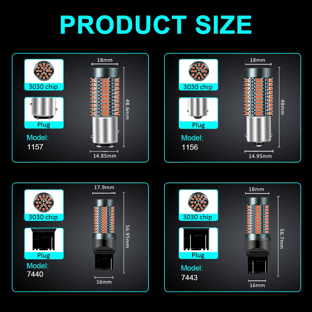 ✨Siêu Sáng✨ Đèn LED Phanh 1016 1141 T20 12V T10 LED T15 LED 1156 1157 7440