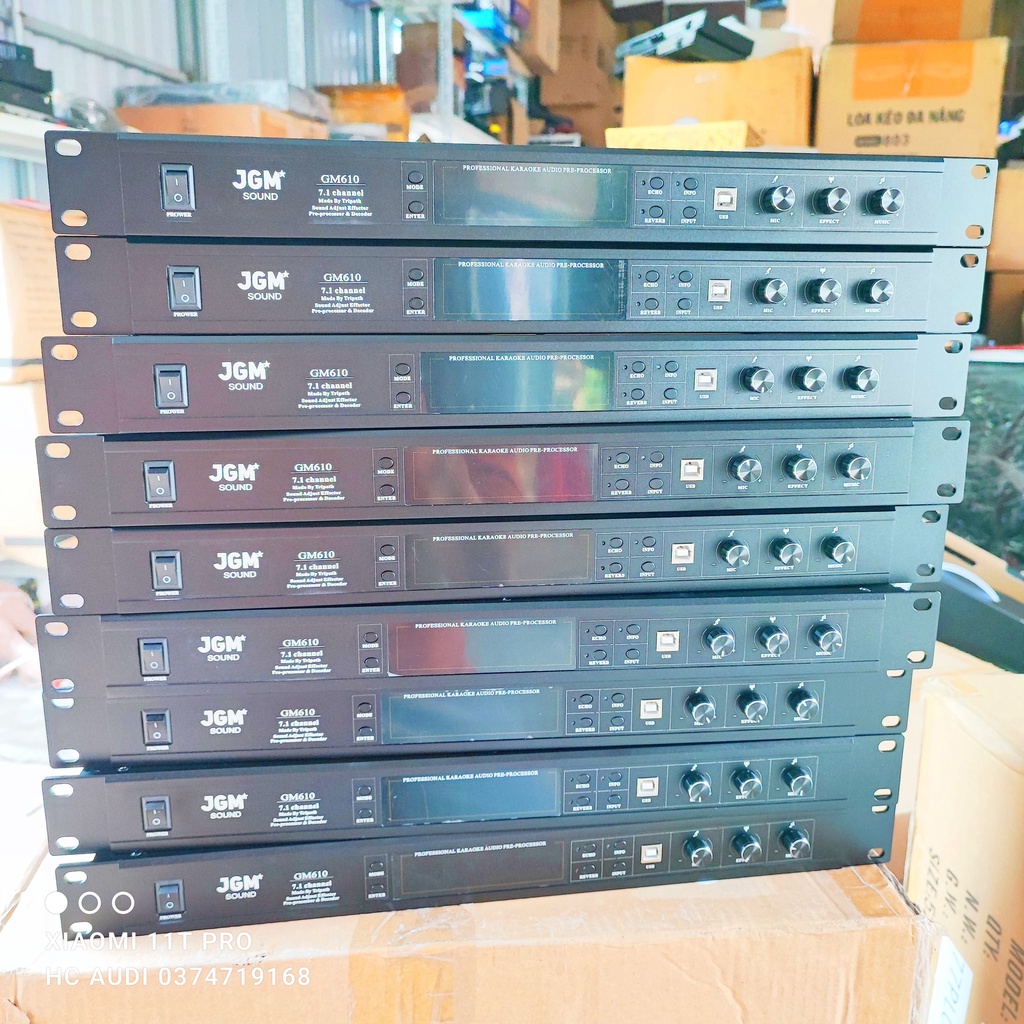Vag số JGM GM610 âm thanh chuyên nghiệp hỗ trợ 2 cổng quang