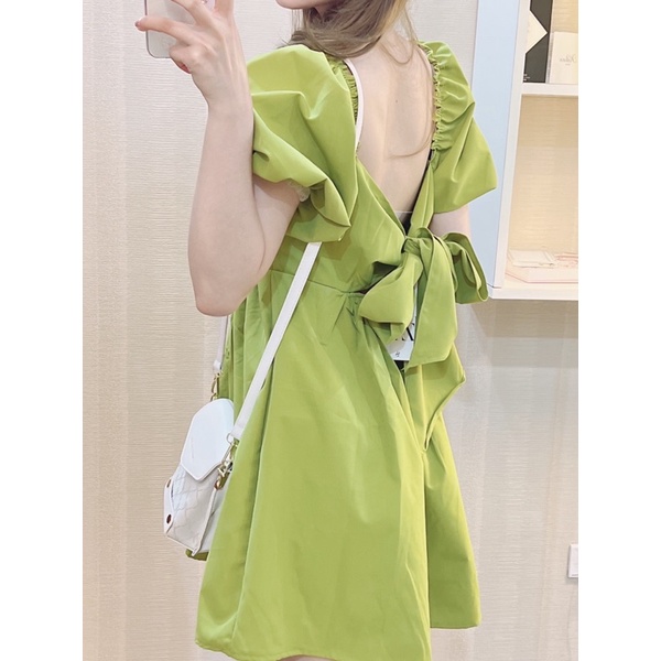 VÁY BABYDOLL DẬP LI TAY BỒNG🍏