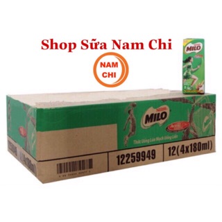 [DATE 12/2020] Thùng 48 Hộp Milo Nước 180ml Giờ Ra Chơi