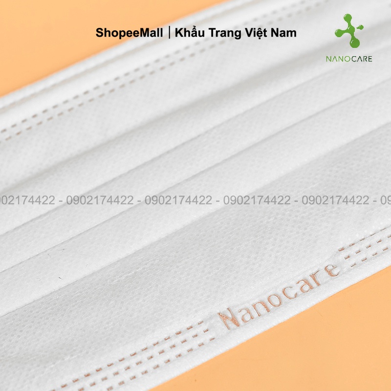 [HỘP-50 CÁI] Khẩu trang y tế kháng khuẩn 4 lớp SILVERCARE - Hàng chính hãng Nanocare R&D