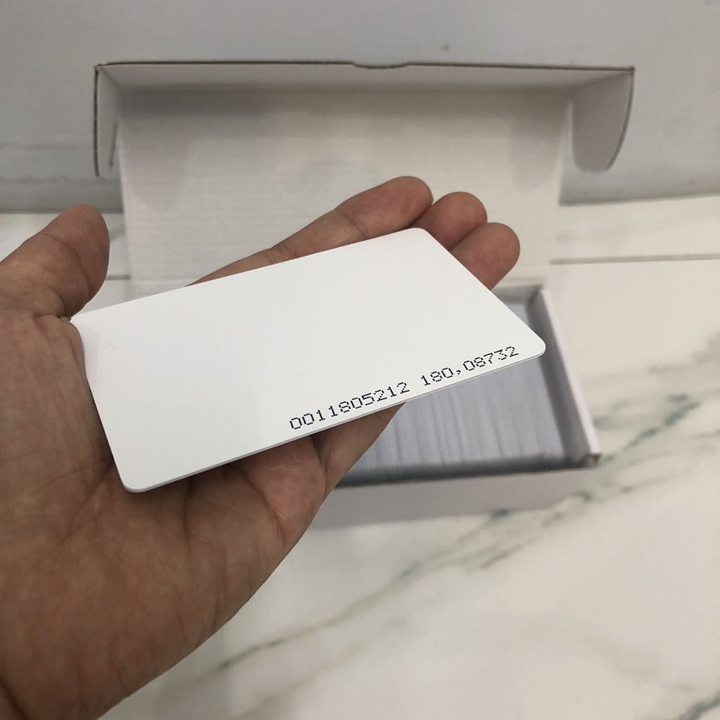 Thẻ Từ RFID Tần Số 125Khz Màu Trắng - dạng thẻ ATM