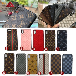 Ốp lưng LV giả da cao cấp - đa dạng mẫu mã cho iphone 6,6s,6sp,6p,7,8,7p,8p,X,Xs,Xsmax,11,11pro,11promax