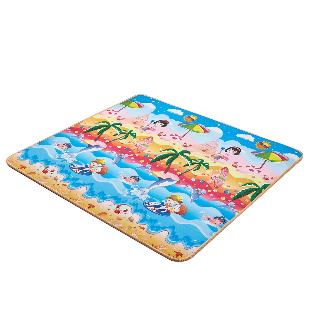 Thảm Xốp 2 Mặt Cho Bé Thảm Trải Sàn Chống Trơn Trượt Nhiều Kích cỡ, màu ngẫu nhiên